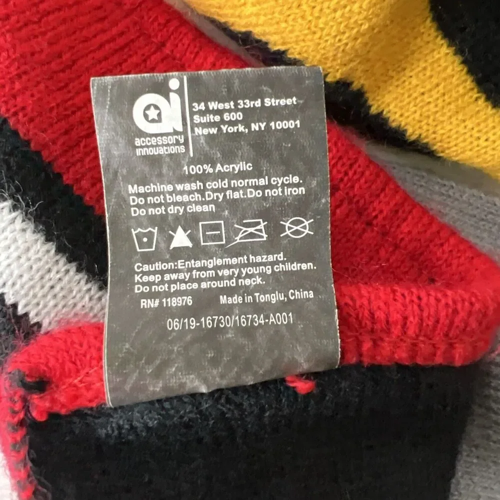 Star Wars Rebel Pilot X-Wing Fighter Knit Winter Scarf Neck Warmer Lucas Film